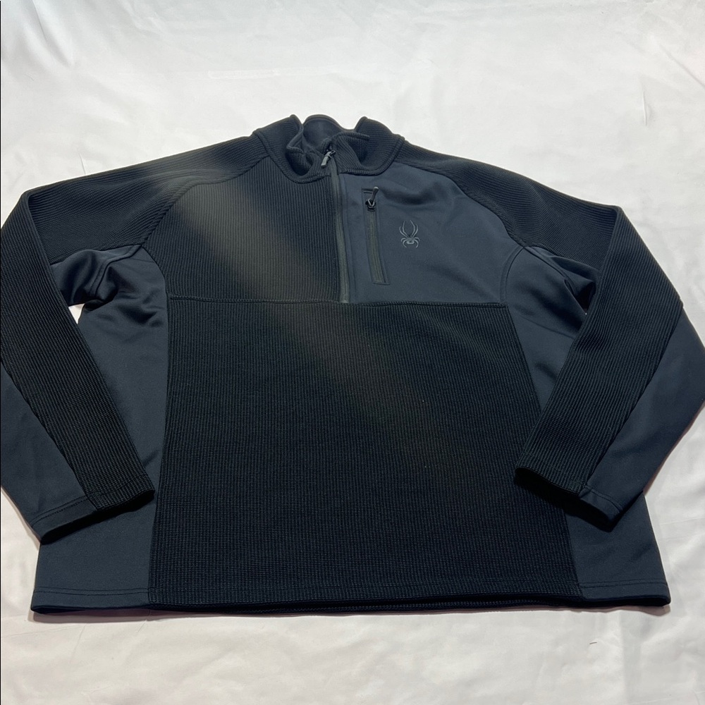 Spyder men’s quarter zip black size XXL